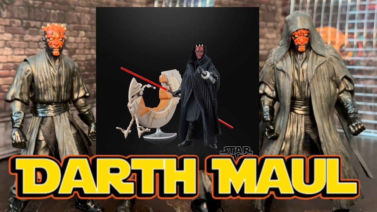 Darth Maul! San Diego comic con exclusive revealed! Star Wars black series hasbro pulse