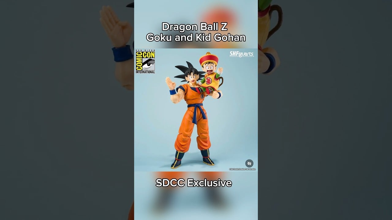 Here’s some images of the comic con exclusive shfiguart Goku and Kid Gohan from Dragon Ball Z