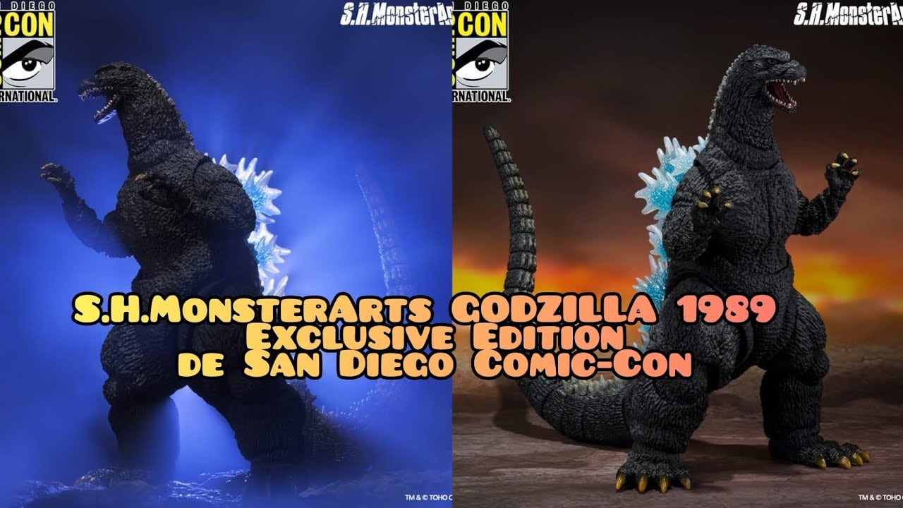 S.H.MonsterArts Godzilla 1989 Exclusive Edition de San Diego Comic-Con 2024