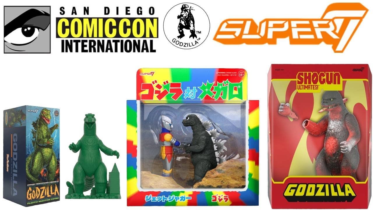 Super7 San Diego Comic Con 2024 Exclusive Godzilla Figures Revealed! Photos and Info!