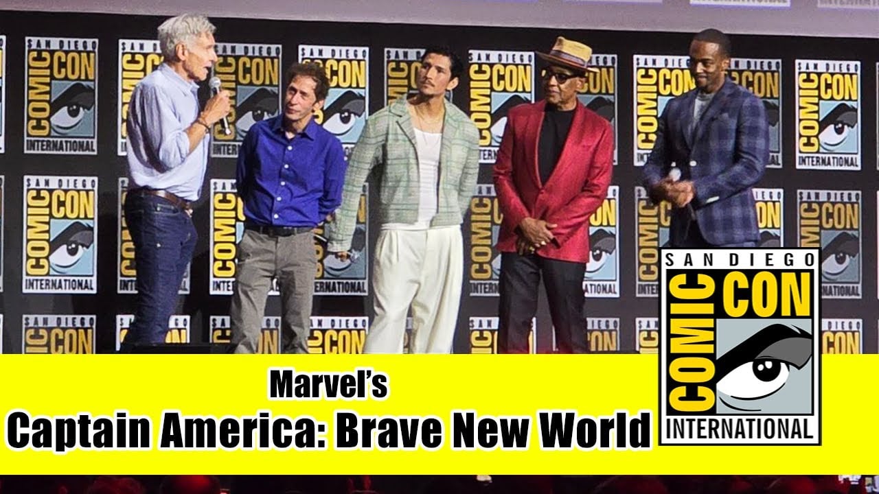 CAPTAIN AMERICA: BRAVE NEW WORLD | Comic Con 2024 (Giancarlo Esposito, Anthony Mackie, Harrison Ford