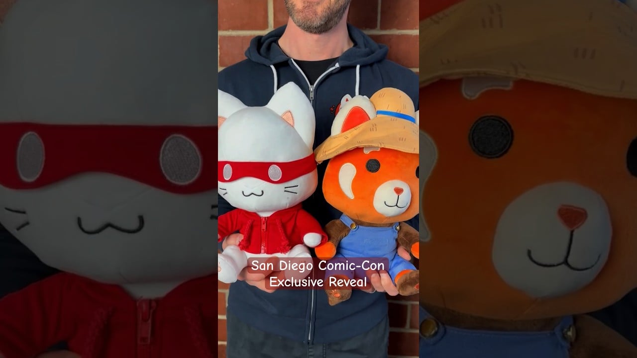 Catnip Bravo and Kabao Bear dress-up plushes – San Diego Comic-Con Exclusive Reveal