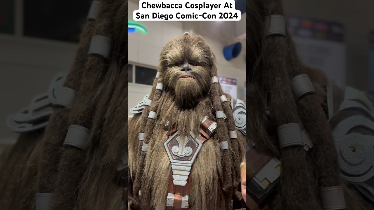 Chewbacca Cosplayer At San Diego Comic-Con 2024