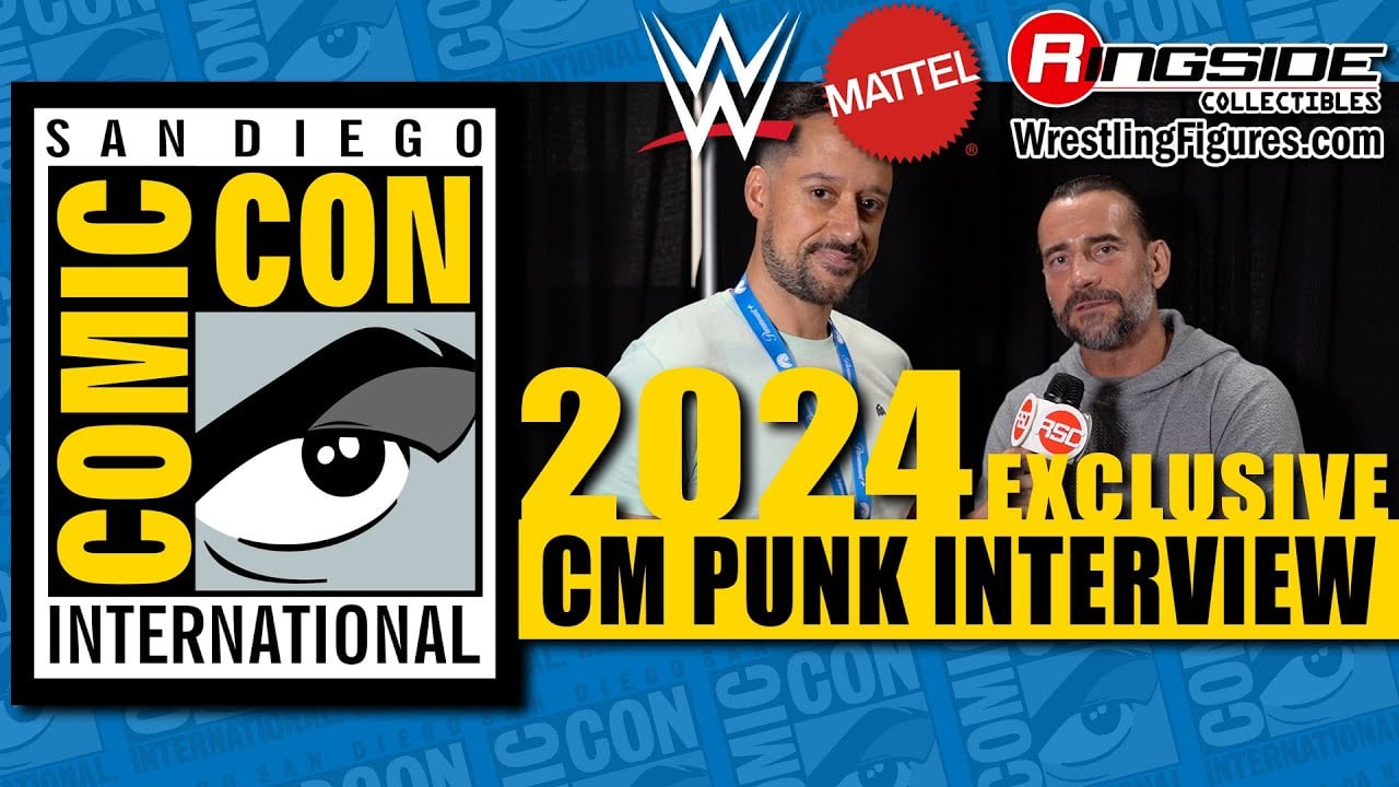 CM PUNK Interview w/ Ringside Collectibles – Mattel WWE San Diego Comic-Con 2024 SDCC