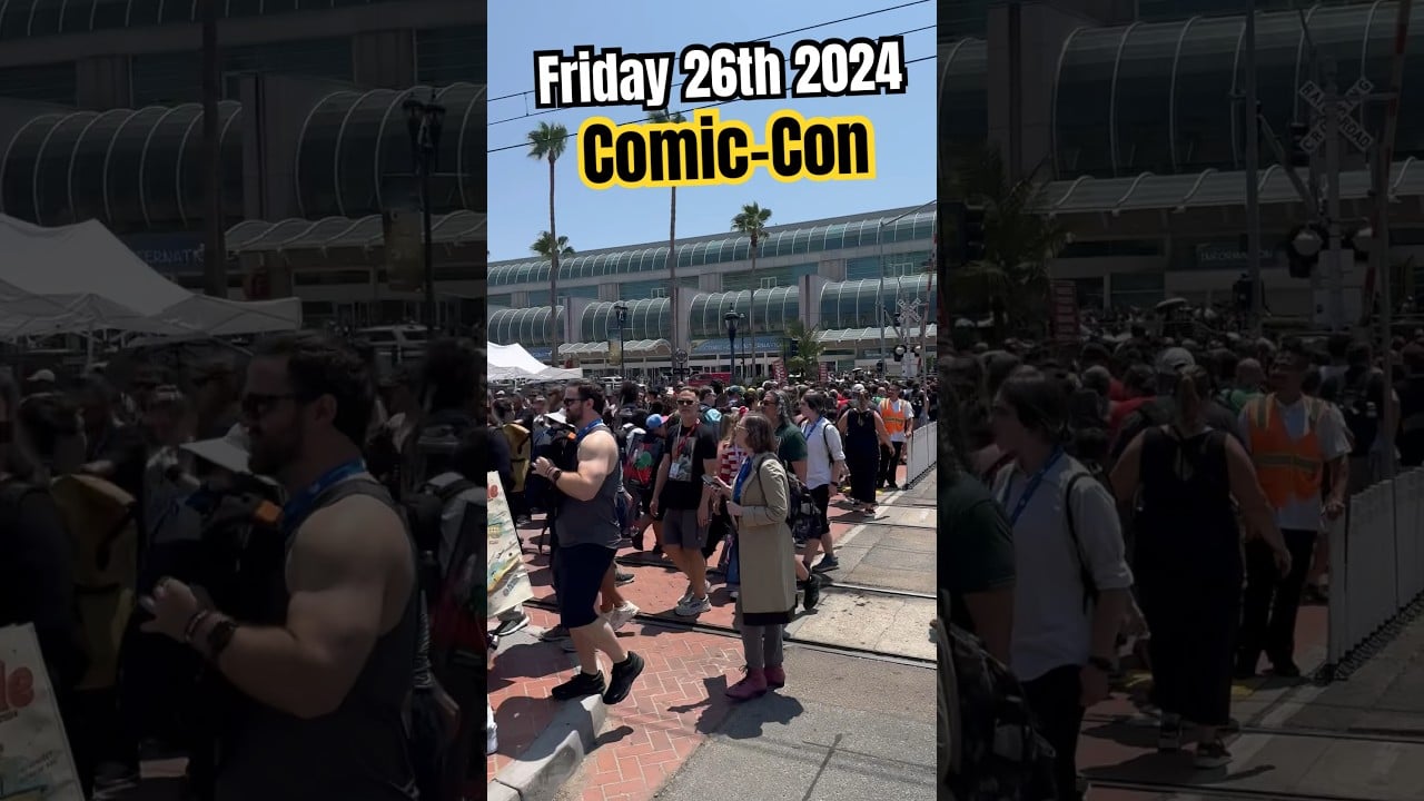 Comic-Con Friday in the streets 26th 2024 #comiccon #sandiego #shorts