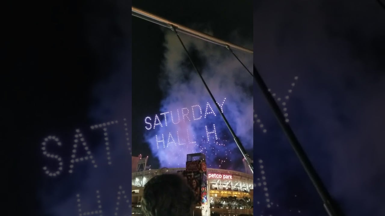 Deadpool & Wolverine Fireworks and Drone Show San Diego Comic-Con 2024 Part 5 Saturday Hall H