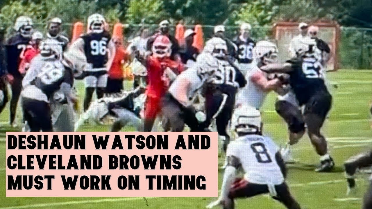 Deshaun Watson And Cleveland Browns Must Work On Timing In Passing Offense For 2024 NFL Preseason