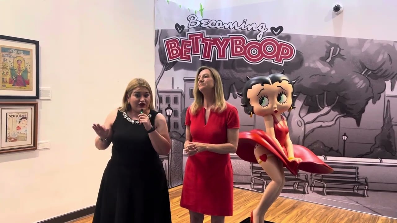 Entrevista becoming Bettie Boop Media preview Comic con Museum San Diego 2024