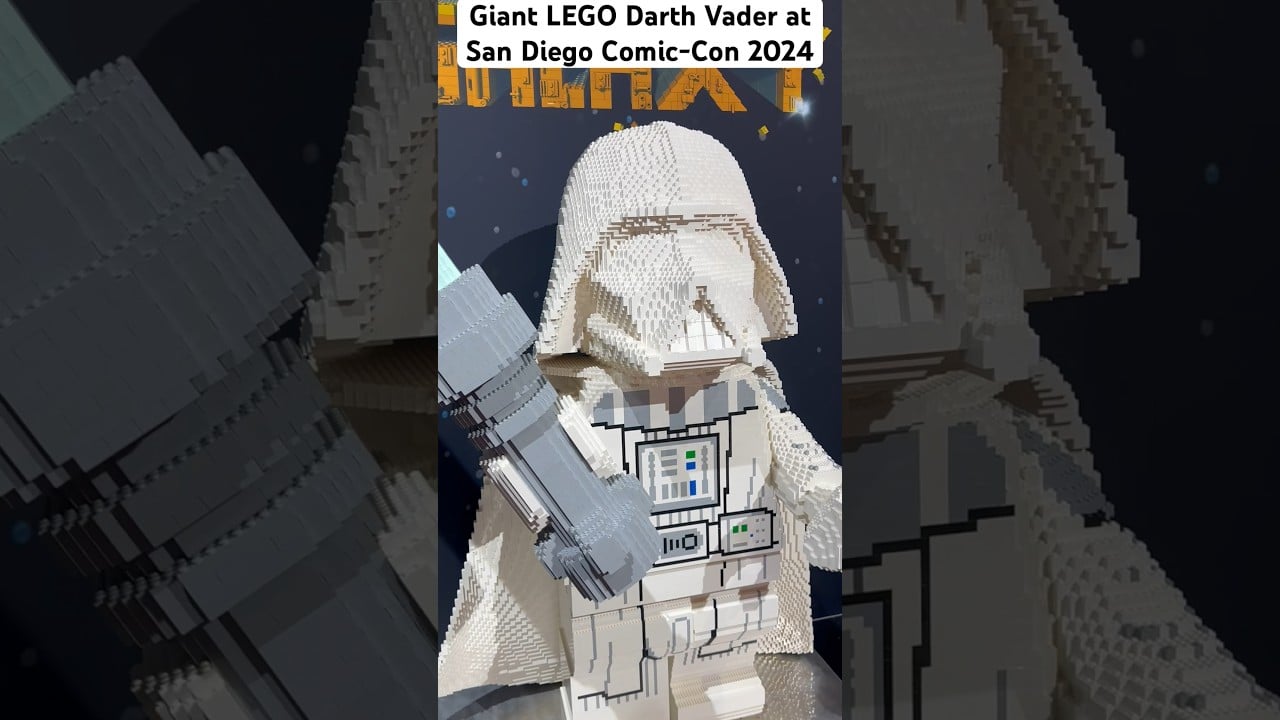 Giant LEGO Darth Vader At San Diego Comic-Con 2024