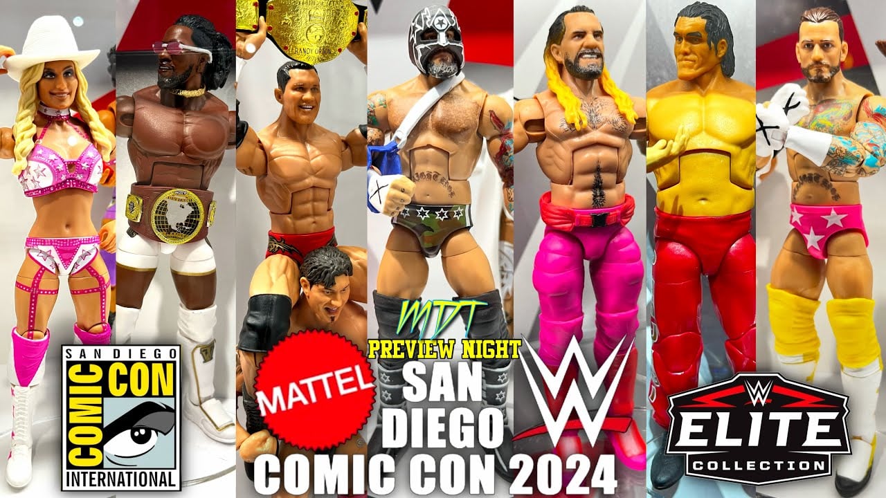 INSANE WWE Figures Revealed At San Diego Comic Con 2024!