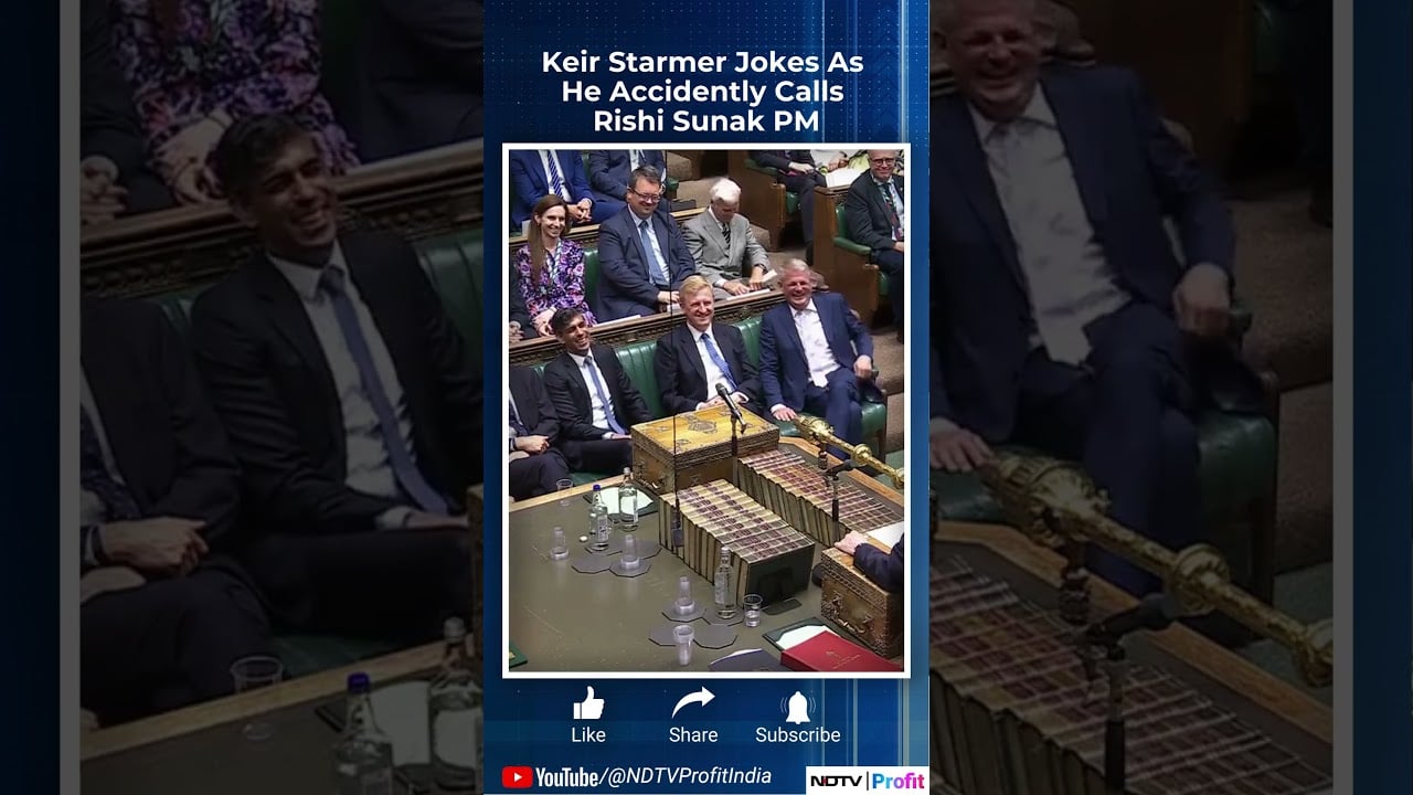 Keir Starmer Jokes About Slip-Up Calling Rishi Sunak PM, Earns A Hearty Laugh From Him #viral