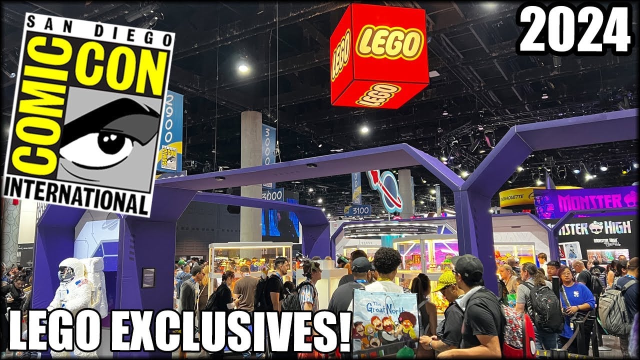 LEGO Booth Tour! San Diego Comic-Con 2024! EXCLUSIVES!