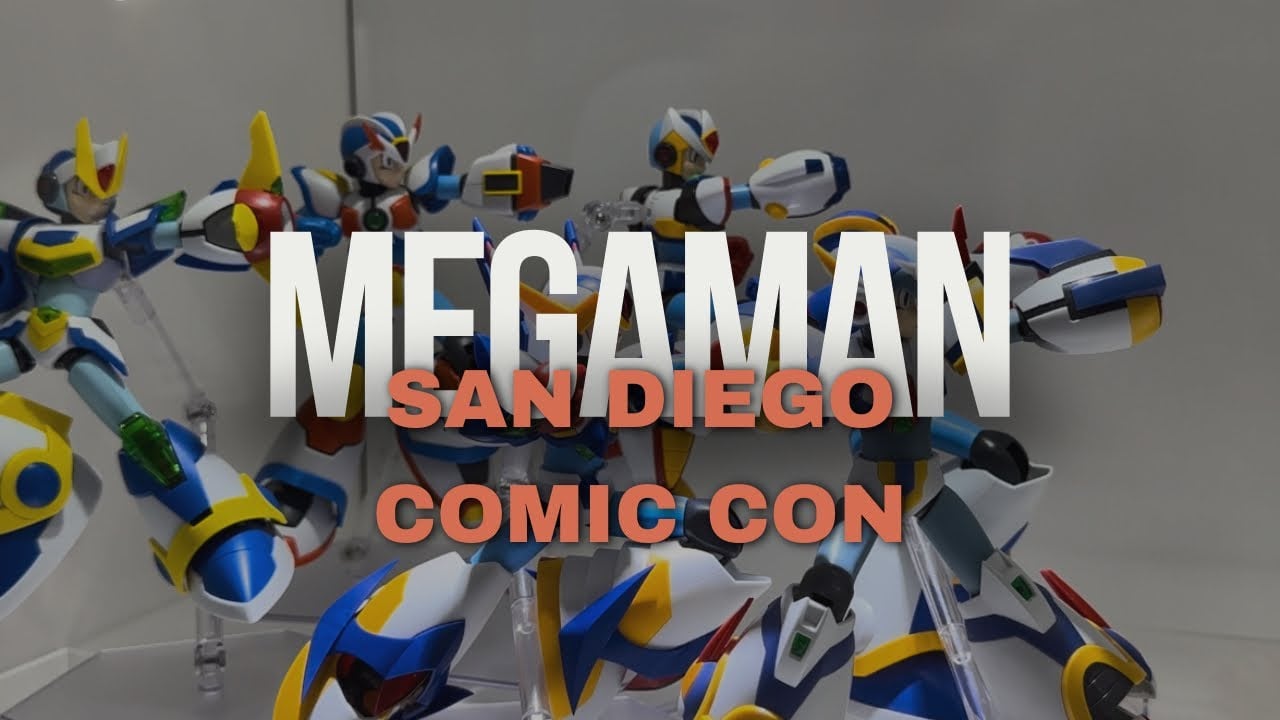 Mega Man Figure Display At San Diego Comic-Con 2024