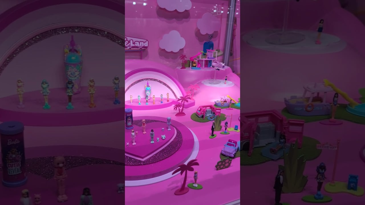 Mini Barbie Land at the Mattle Booth at San Diego Comic-Con #sandiegocomiccon #sdcc #sdcc2024