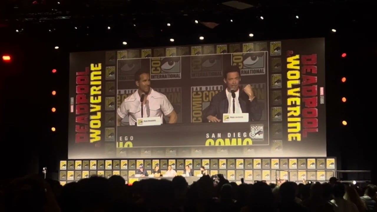 Reynolds and Jackman Take Stage Deadpool Wolverine San Diego Comic-Con (SDCC) 2024 Marvel