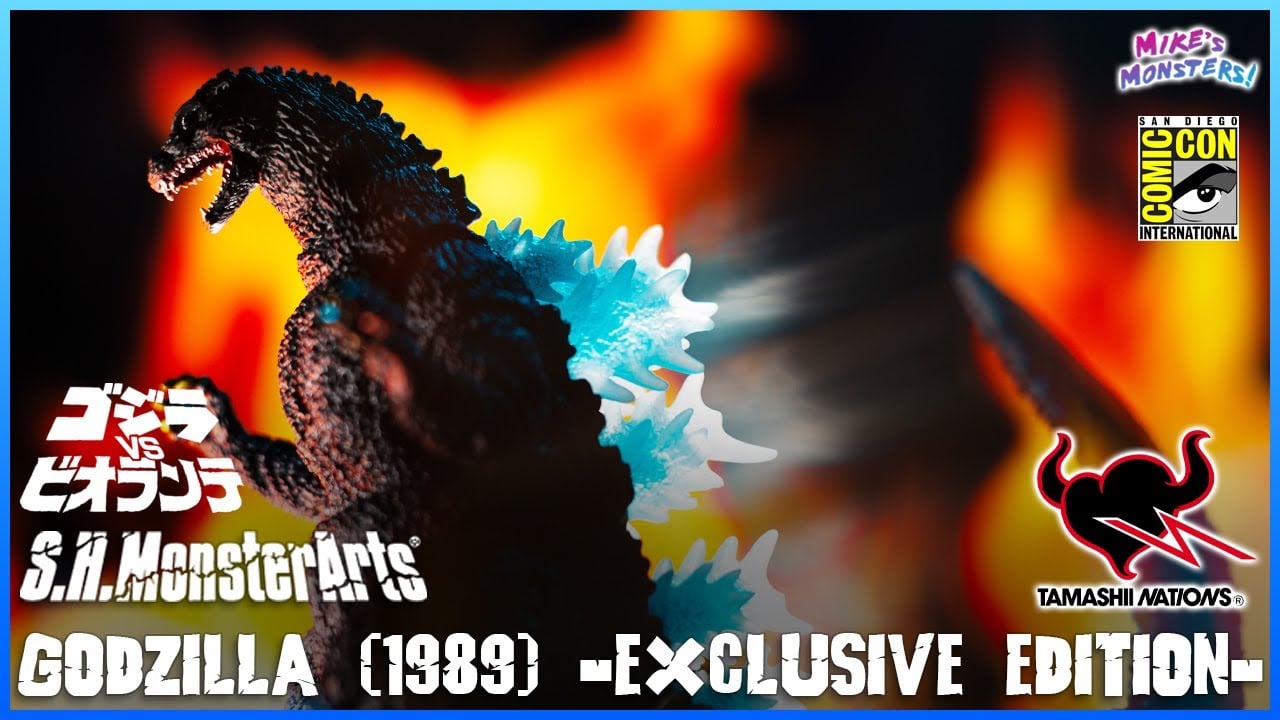 S.H.MonsterArts GODZILLA (1989) -Exclusive Edition- Unboxing & Review | SDCC 2024