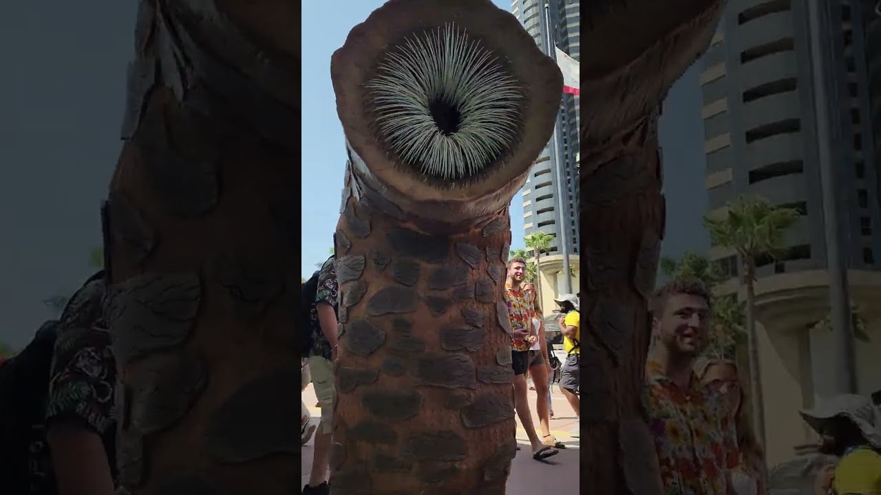 Sandworm from Dune at San Diego Comic-Con 2024