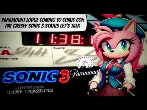 Sonic 3 Pat Cassey Paramount Lodge San Diego Comic Con Let’s Talk SEGA NEWS