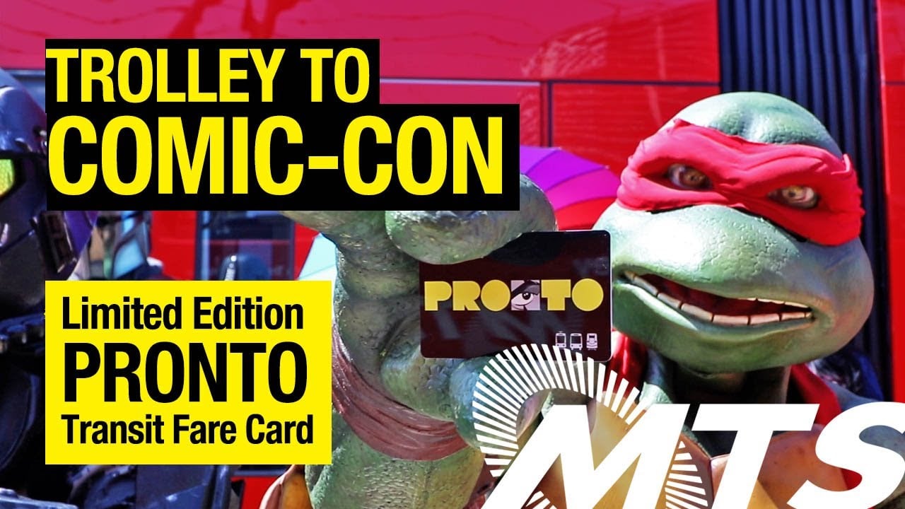 Trolley to Comic-Con – Limited Edition SDCC PRONTO Cards