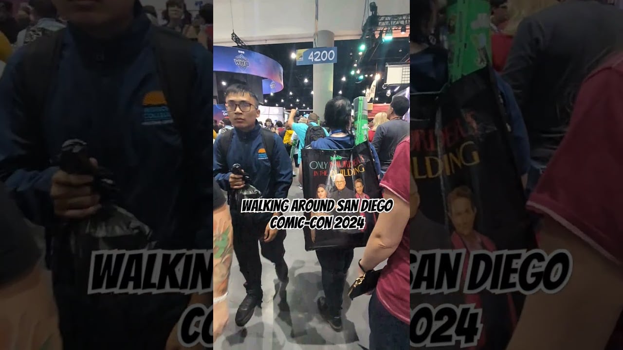 Walking around the exhibit hall of San Diego Comic-Con 2024