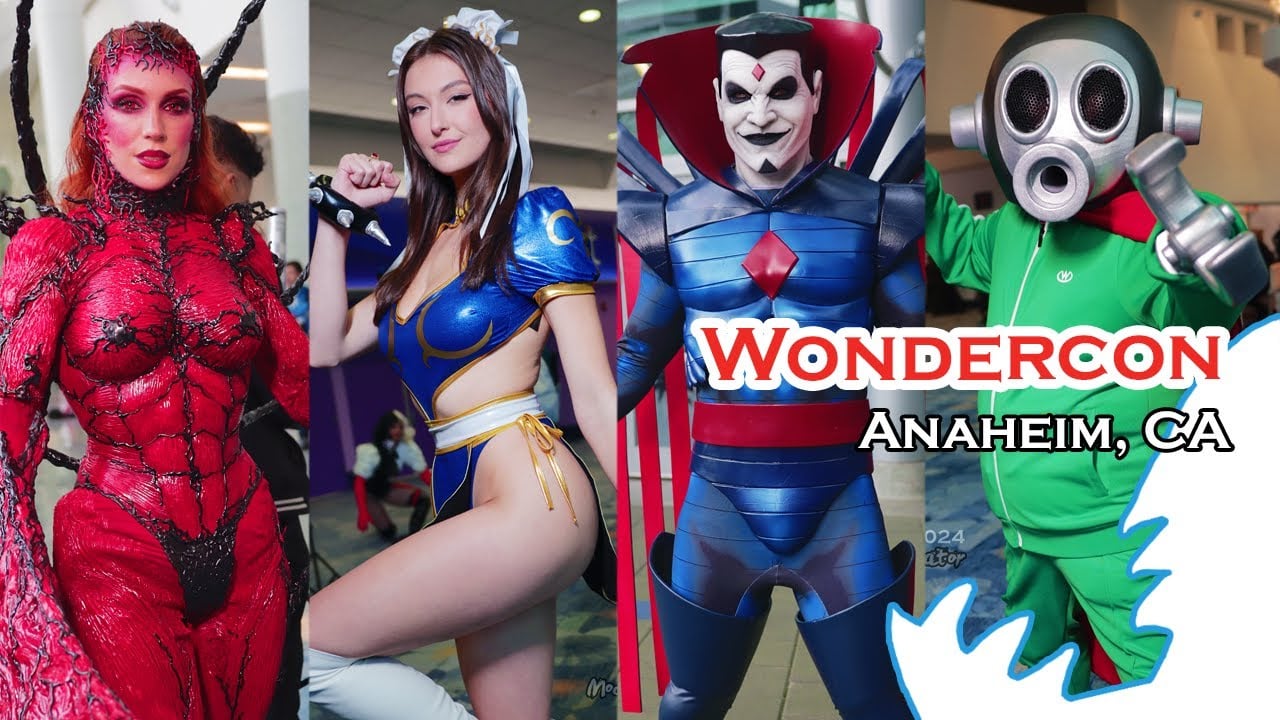 WELCOME TO WONDERCON 2024 COSPLAY MUSIC VIDEO: ANIME COMIC CON VLOG ANAHEIM, CA