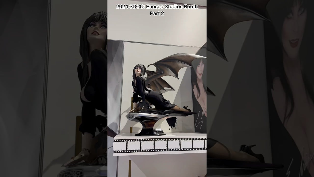 2024 San Diego Comic Con: Enesco Studios Booth Part 2 #elvira #nightmarebeforechristmas #shorts