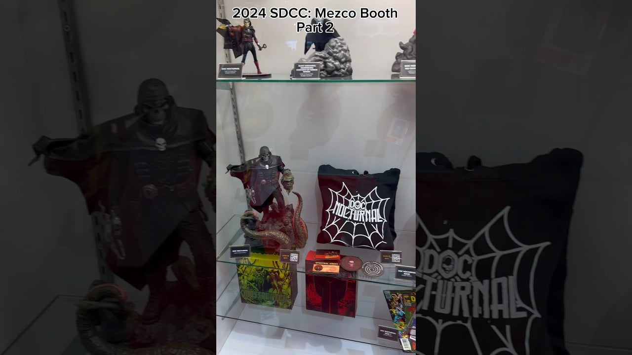 2024 San Diego Comic Con: Mezco Booth Part 2 #mezco #vanhelsing #slugfest #nosferatu #shorts