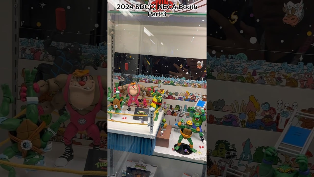 2024 San Diego Comic Con: NECA Booth Part 3 #tmnt #ninjaturtles #teenagemutantninjaturtles #shorts