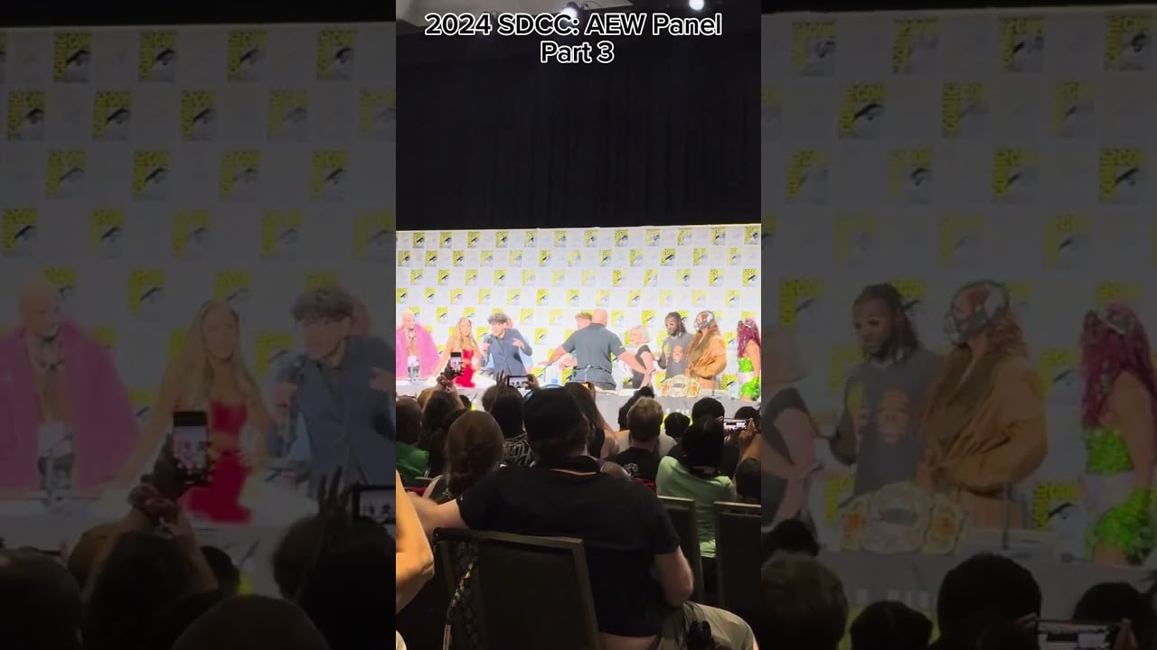 2025 San Diego Comic Con: AEW Panel Part 3 #aew #prowrestling #sandiegocomiccon