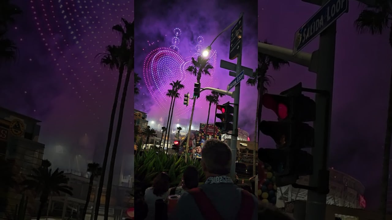 Deadpool x Wolverine drone-fireworks show at San Diego Comic-Con 2024