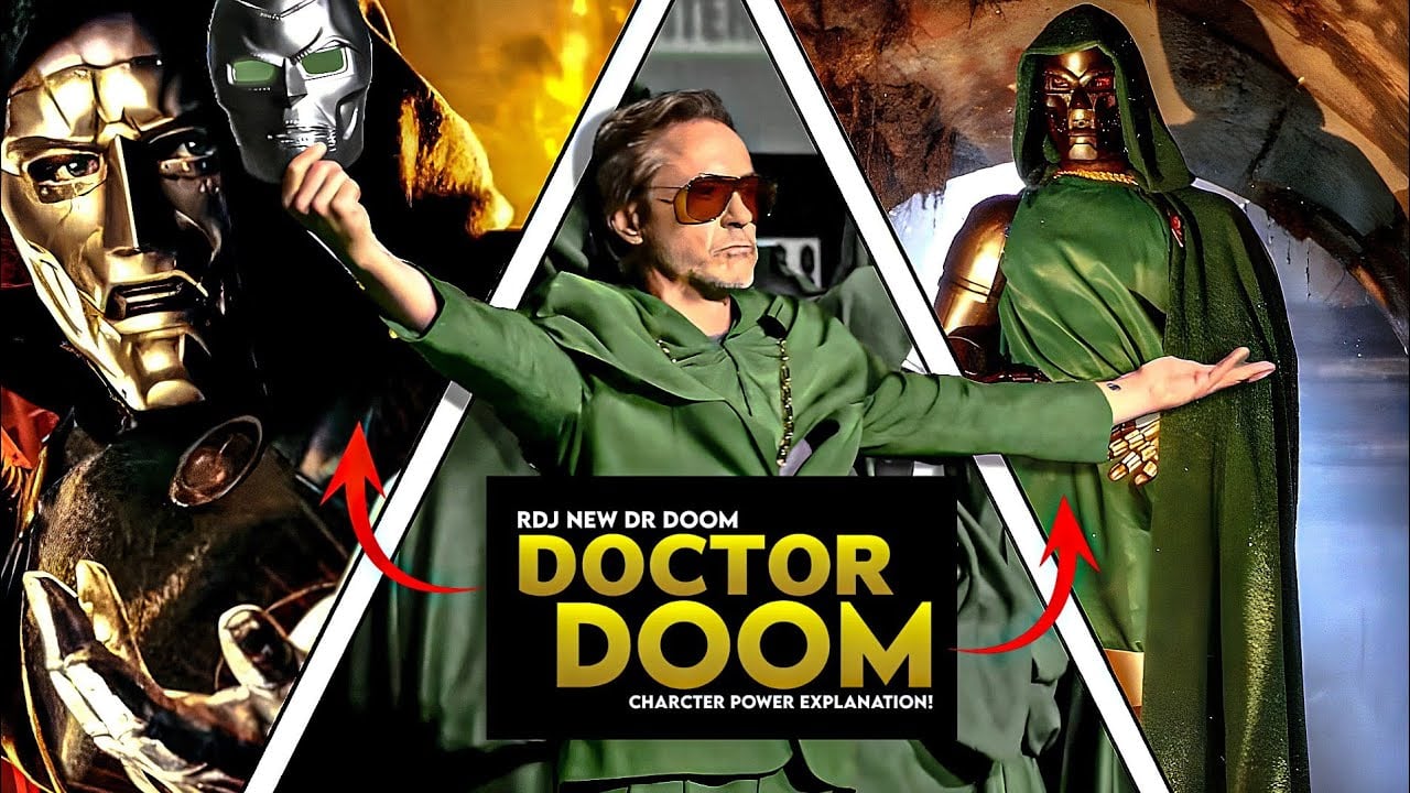 Doctor Doom Charcter Power Explantion! RDJ New Doom :D23 Marvel Comic Con 2024 Announcment Event