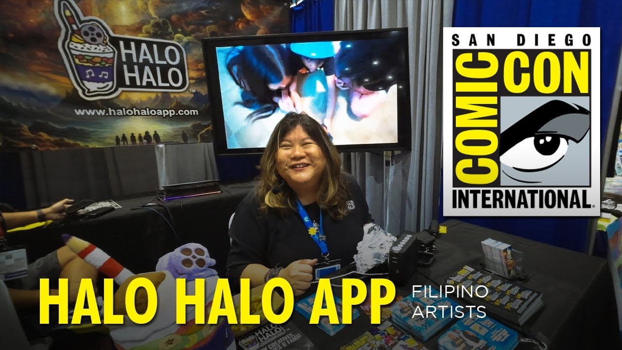 Halo Halo Representing Filipino Artists at the 2024 San Diego Comic Con #comiccon2024 #halohaloapp