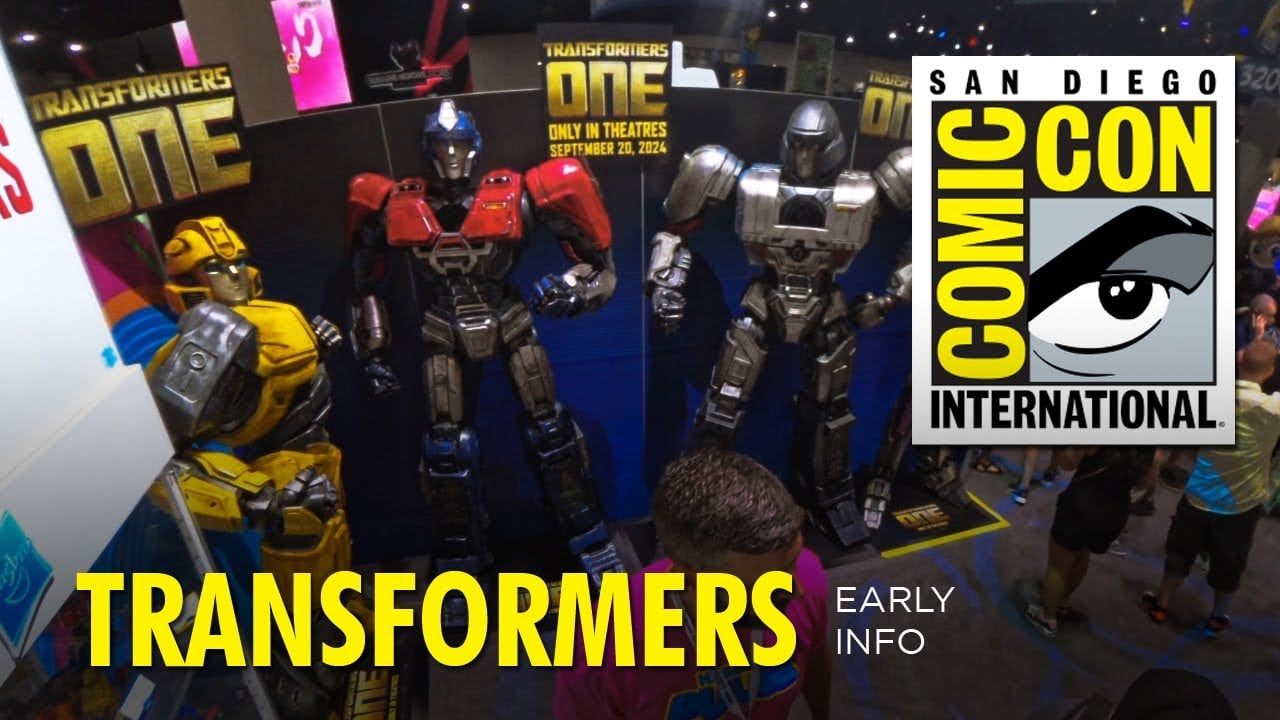 Hasbro Booth and the Future of Transformers at the 2024 San Diego Comic Con #hasbro #transformers