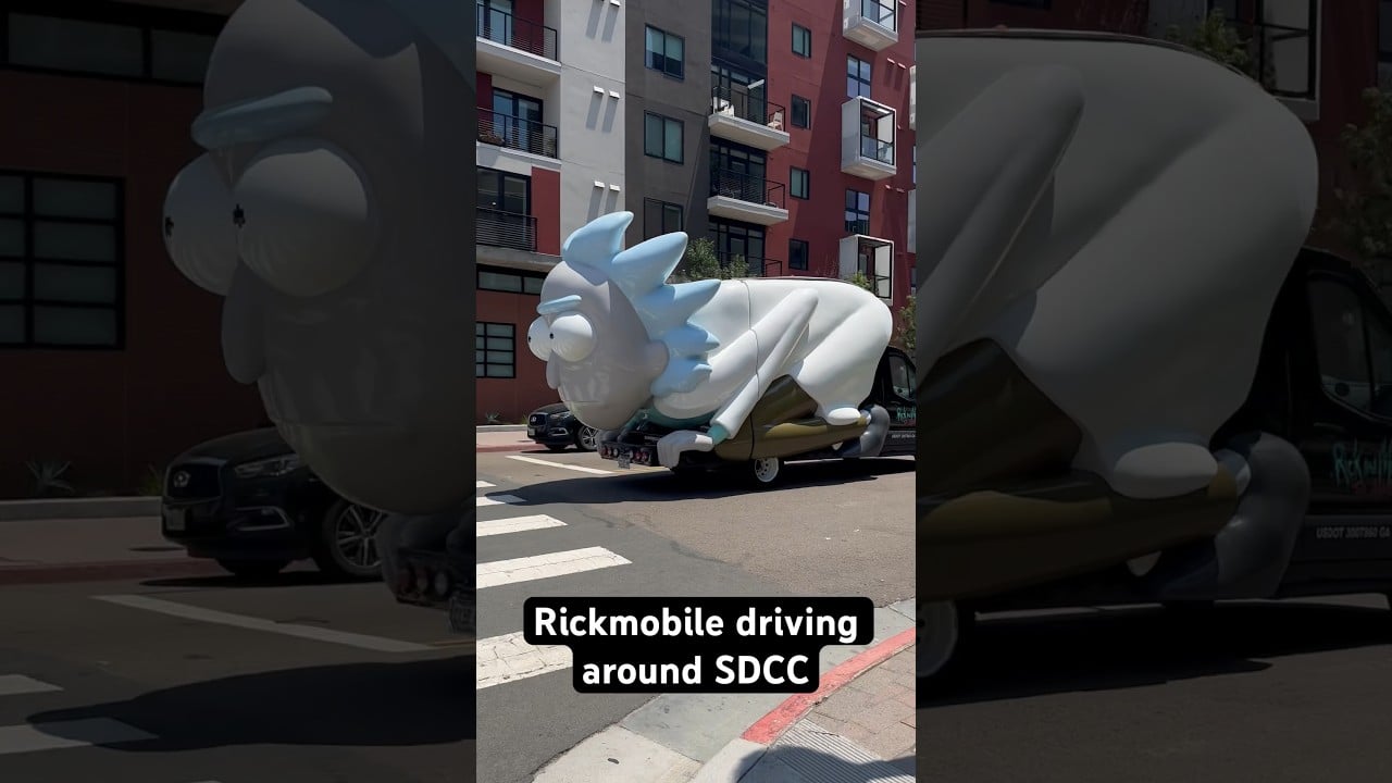 I saw the Rickmobile and it’s weird! San Diego Comic Con 2024