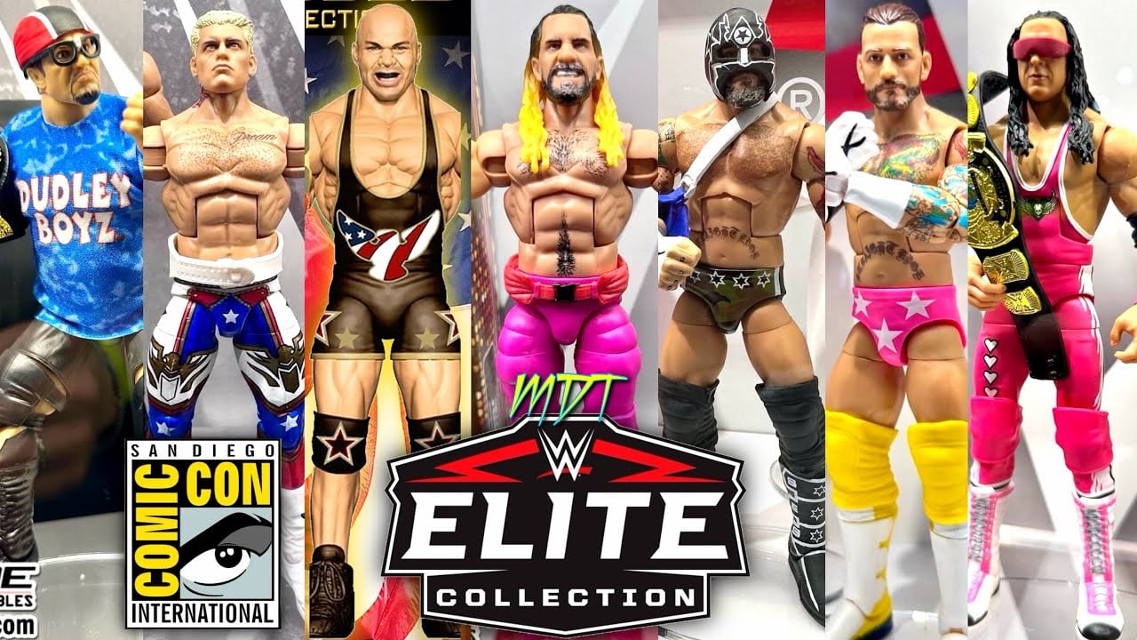 NEW WWE ELITE FIGURES REVEALED AT SAN DIEGO COMIC CON 2024!