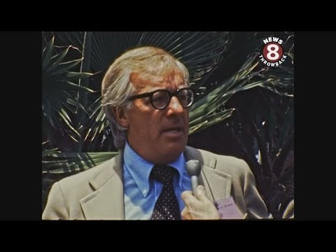 Science fiction writer Ray Bradbury at San Diego Comic Con 1973