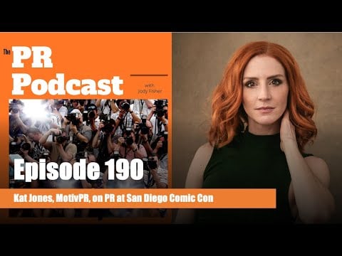 190. Kat Jones, MotivPR, on PR at San Diego Comic Con