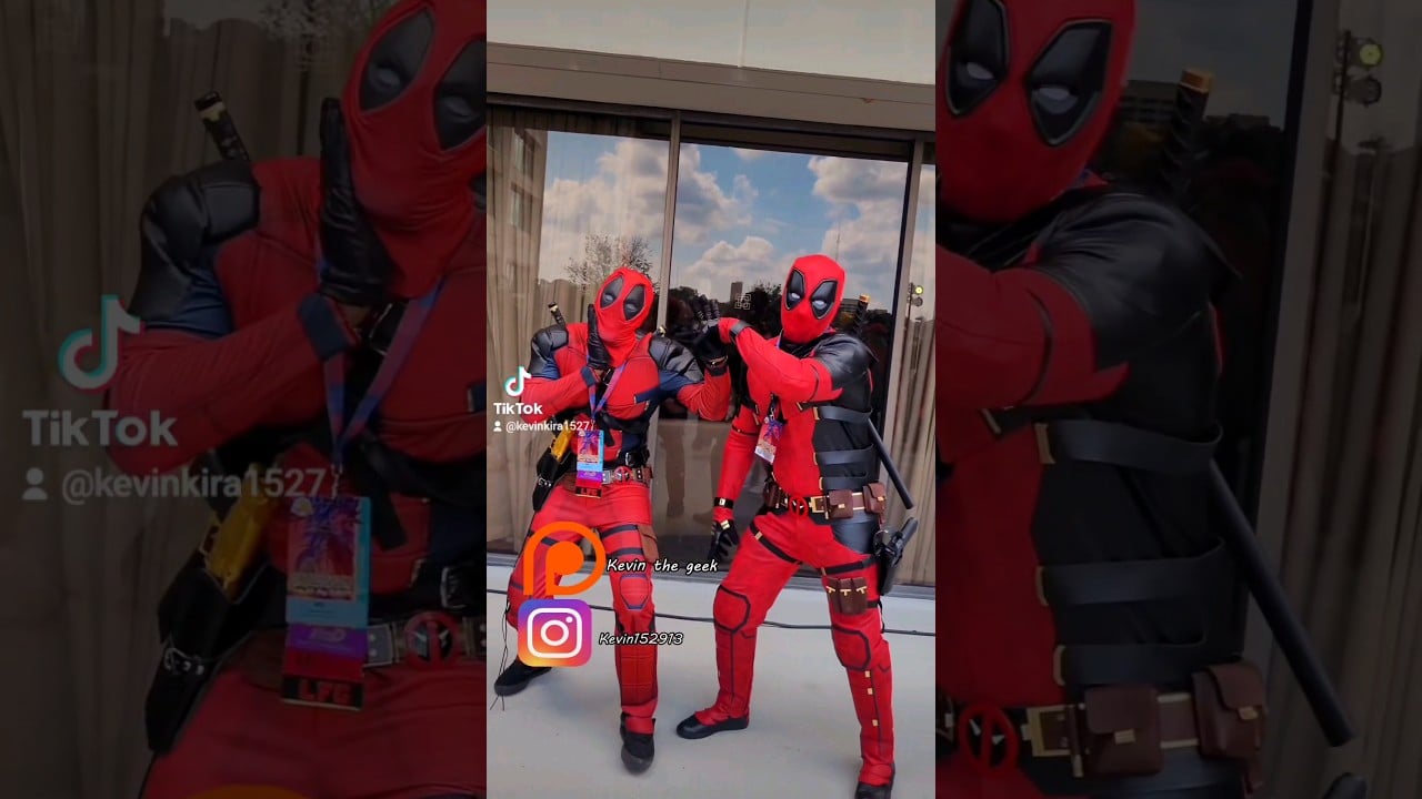 Deadpool At DragonCon 2024 PT2 #fy #foryou #foryoupage #dragoncon #deadpool #shorts #viralvideo #fyp