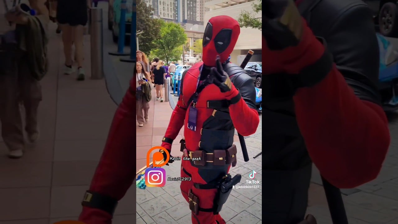 Deadpool At DragonCon 2024 PT3 #fy #foryou #foryoupage #dragoncon #deadpool #shorts #viralvideo #fyp