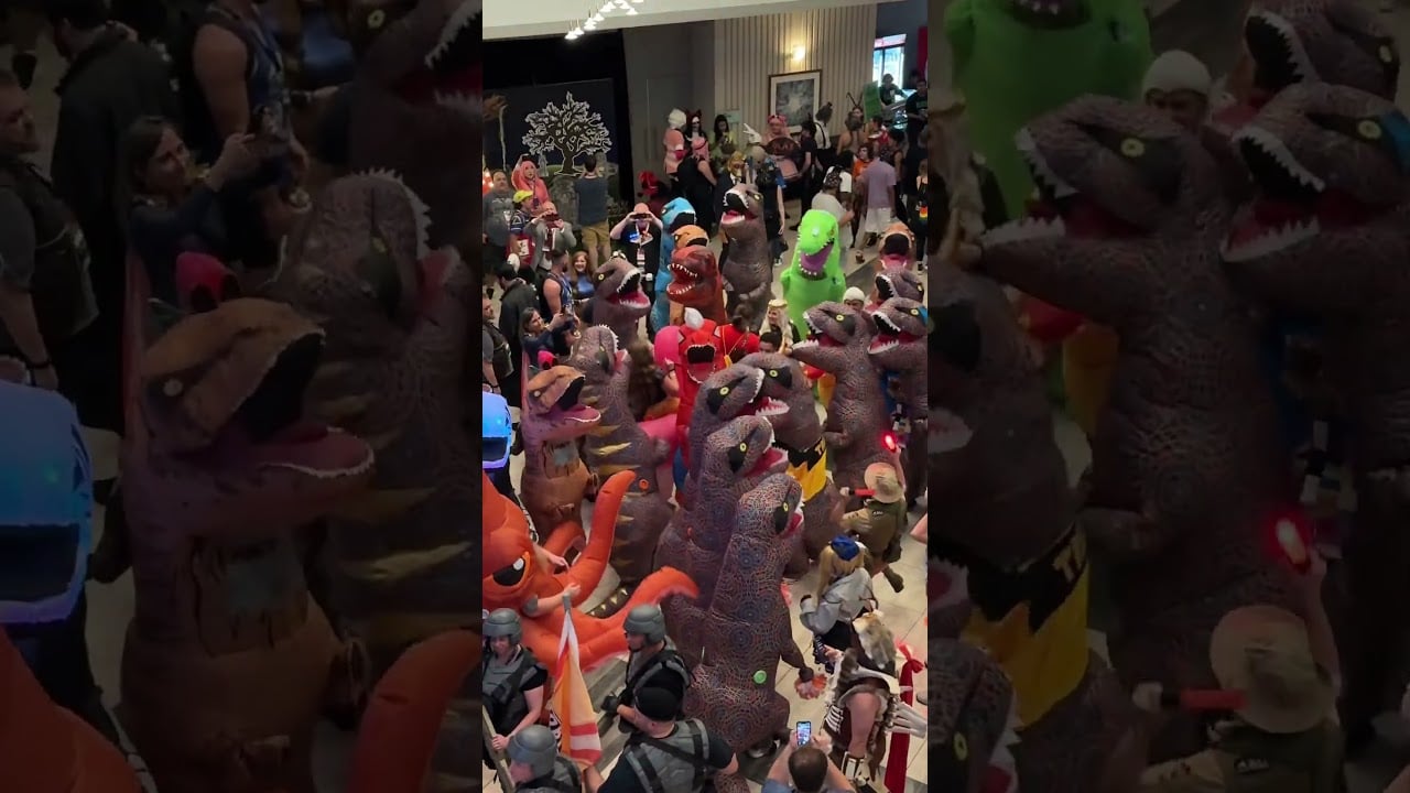 Dino Dance Party at DragonCon 2024