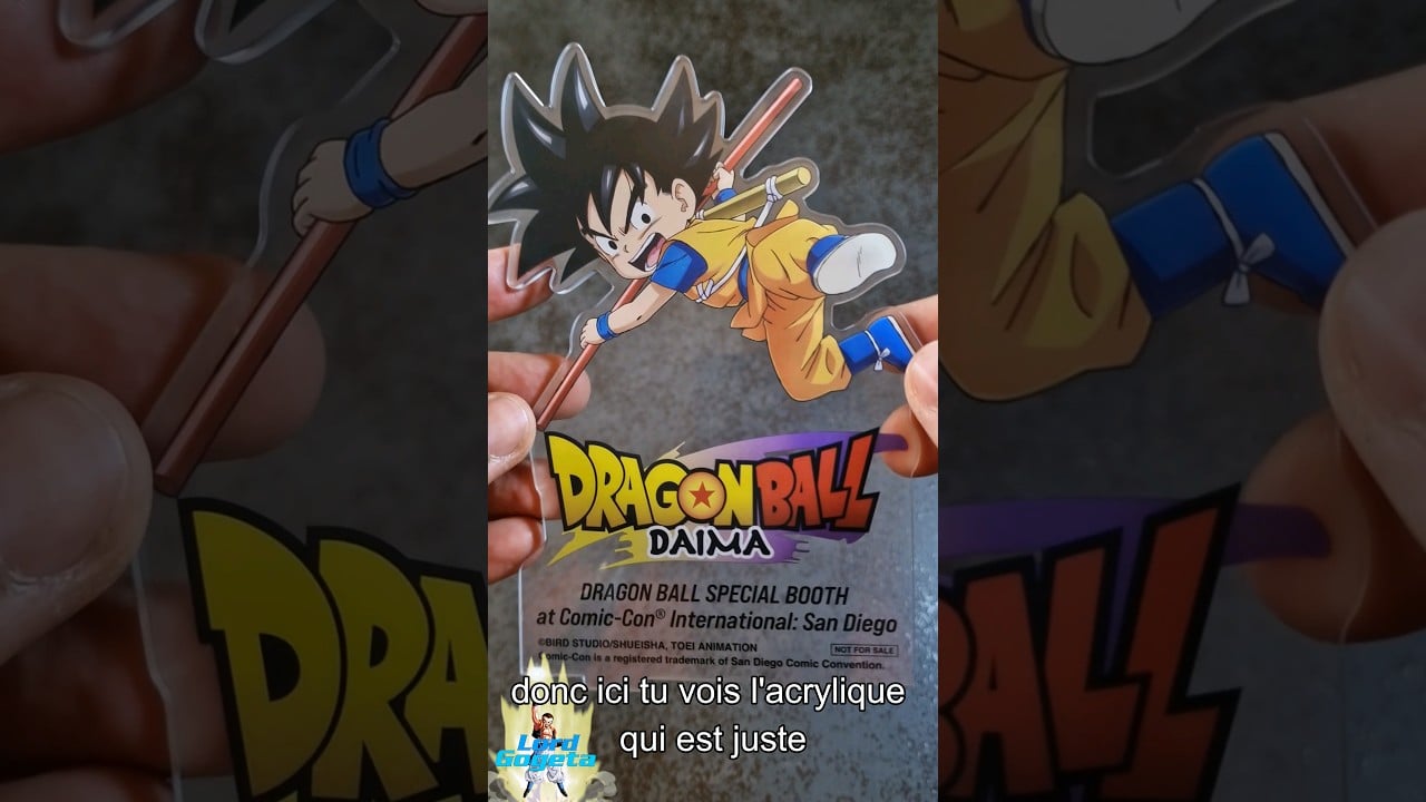 Exclu! Acrylique Dragon Ball Daima réservé à la San Diego Comic con de 2024 #sdcc #DragonBallDaima