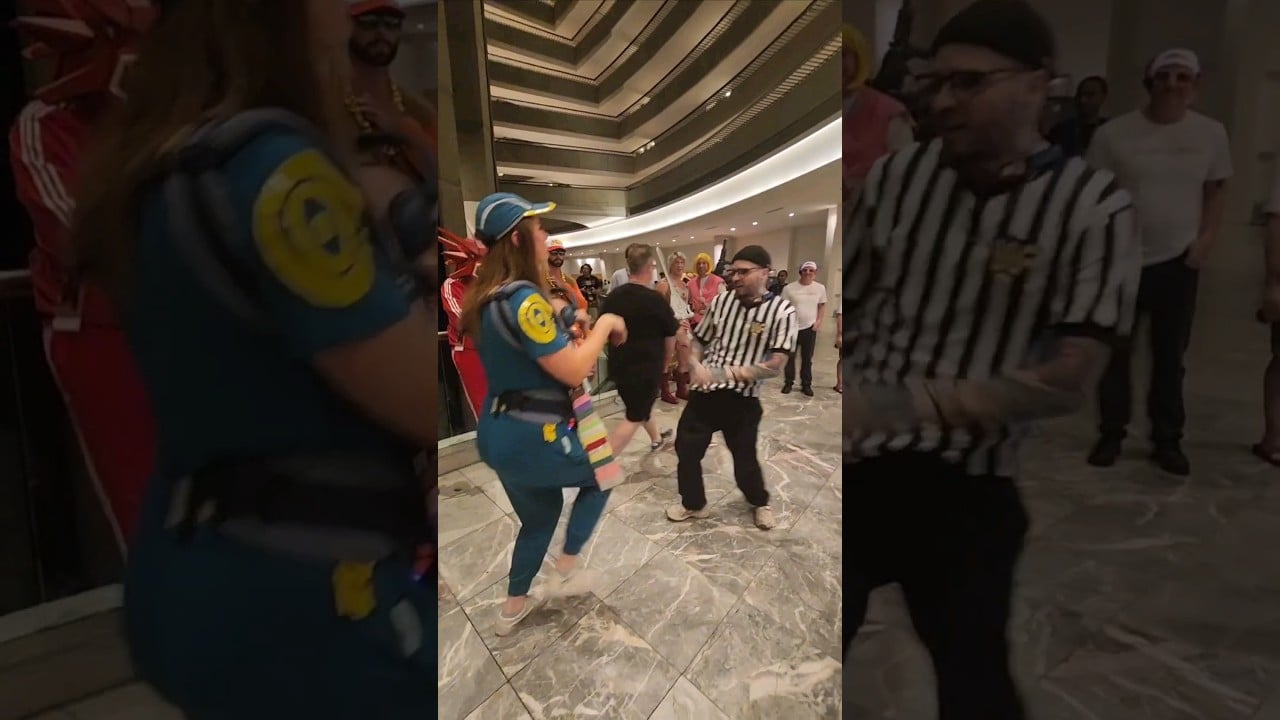 I battled the kangroo lady  this.#dragoncon2024 #dragoncon #bboy #olympics