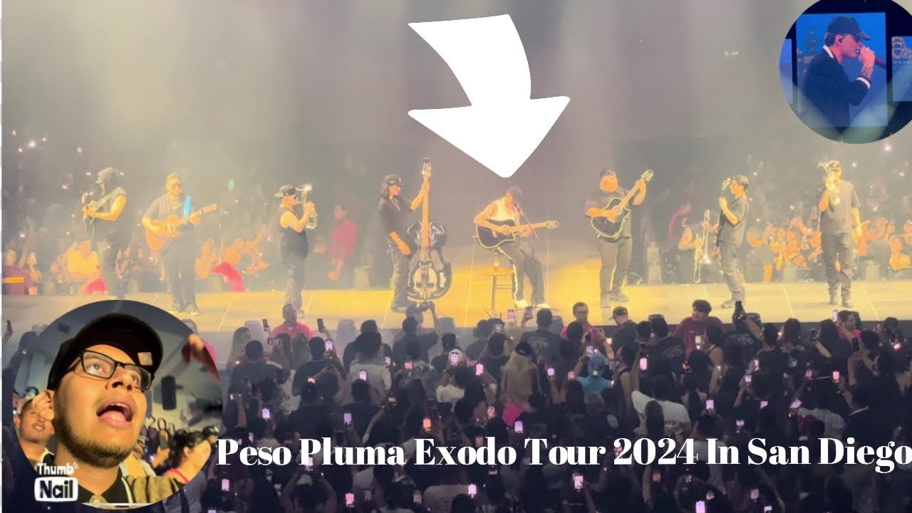 I WENT TO PESO PLUMA CONCERT IN SAN DIEGO AT PECHANGA ARENA VLOG!! **EXODO TOUR 2024**