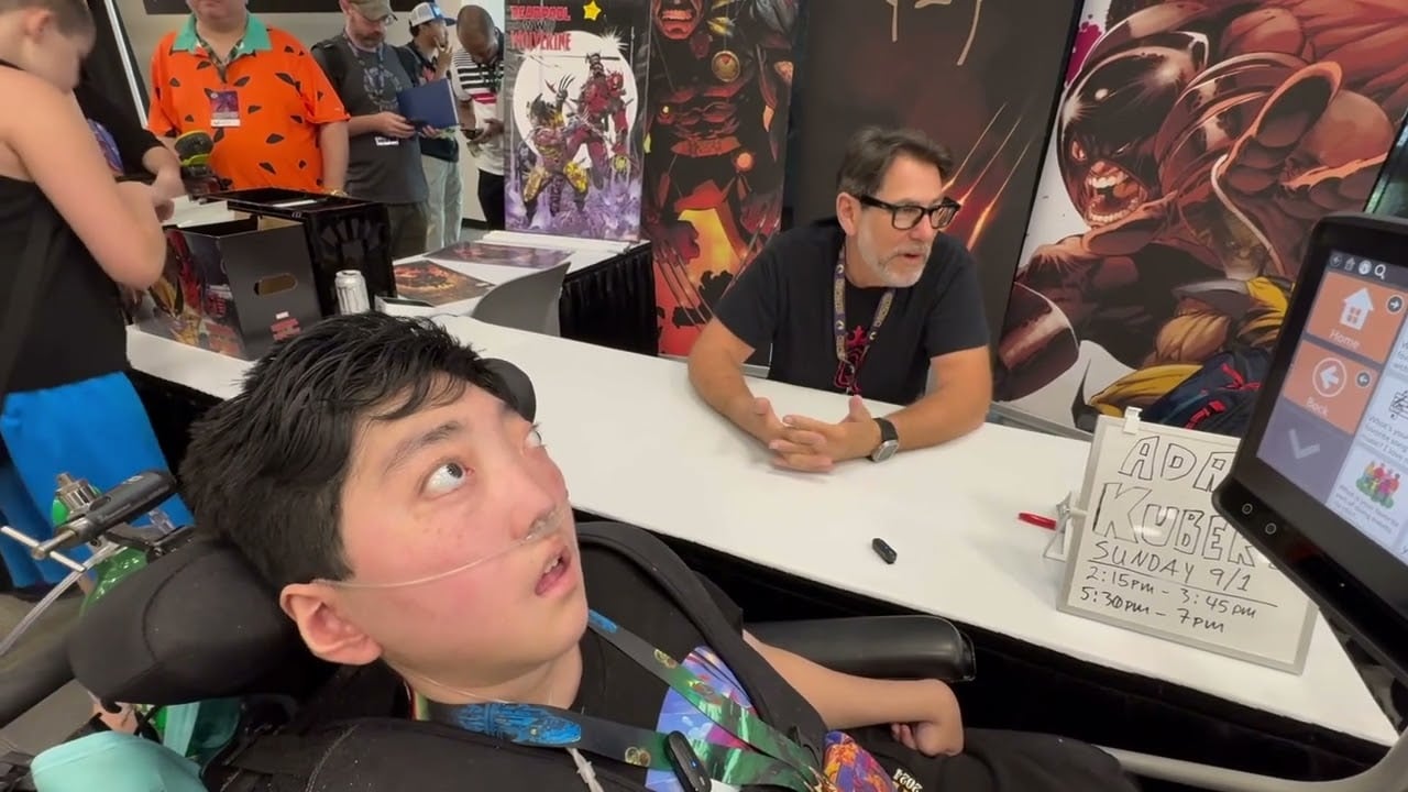 Ivan interviews Adam Kubert at Dragon Con 2024