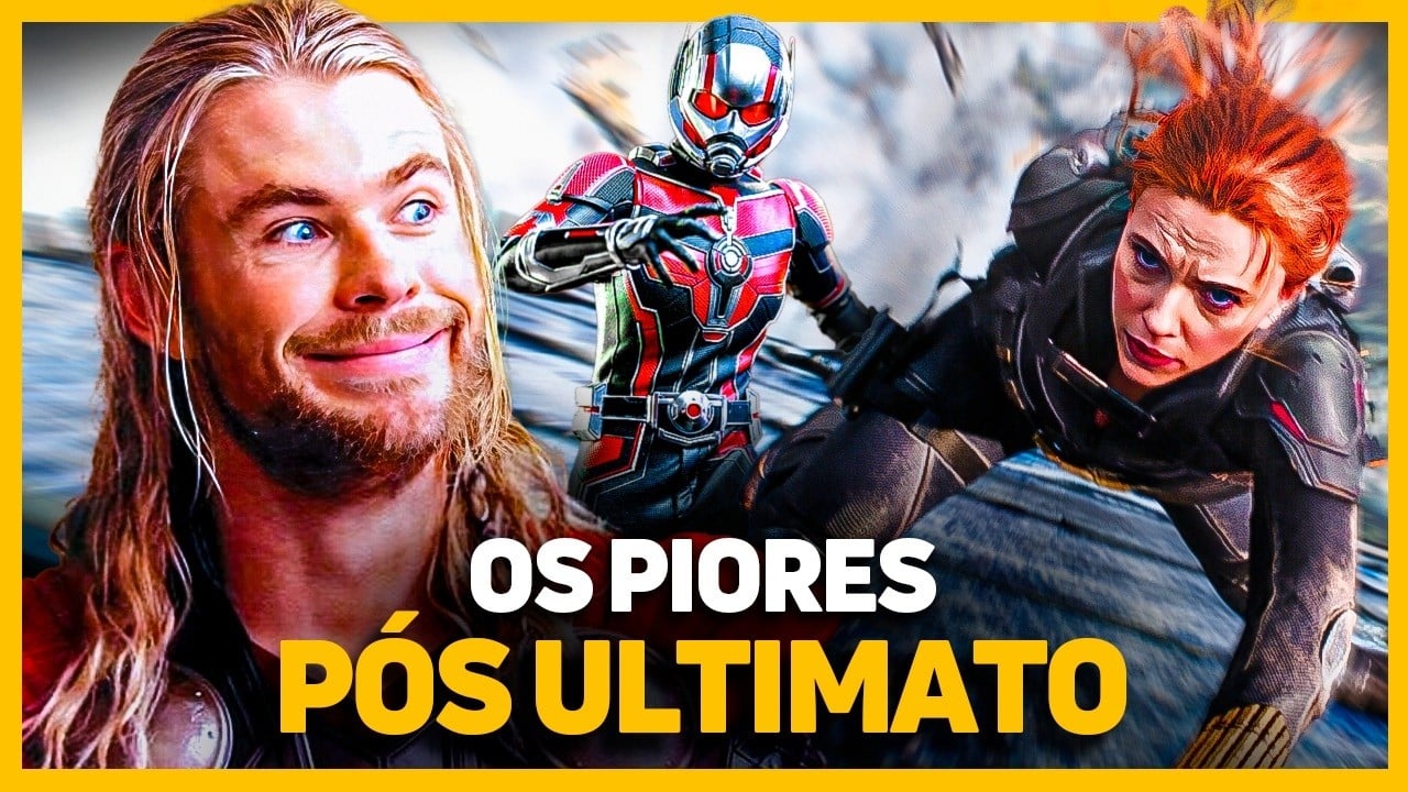 PIORES FILMES da Marvel APÓS VINGADORES ULTIMATO | Lista Definitiva