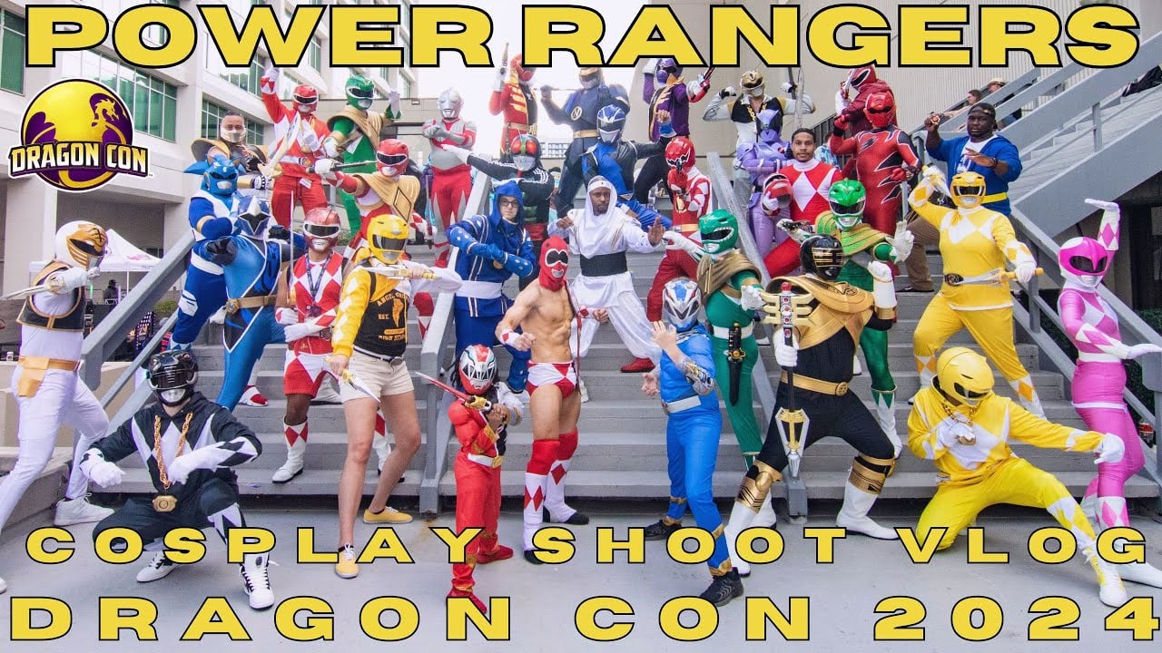 Power Rangers/ Tokusatsu Cosplay Shoot @ Dragon Con 2024 Vlog