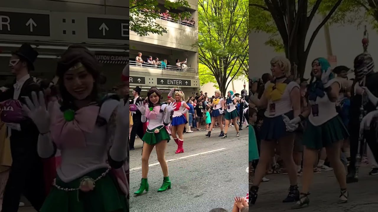 The Cinci Senshi – The Official Sailor Guardians of Cincinnati in the DragonCon 2024 Parade