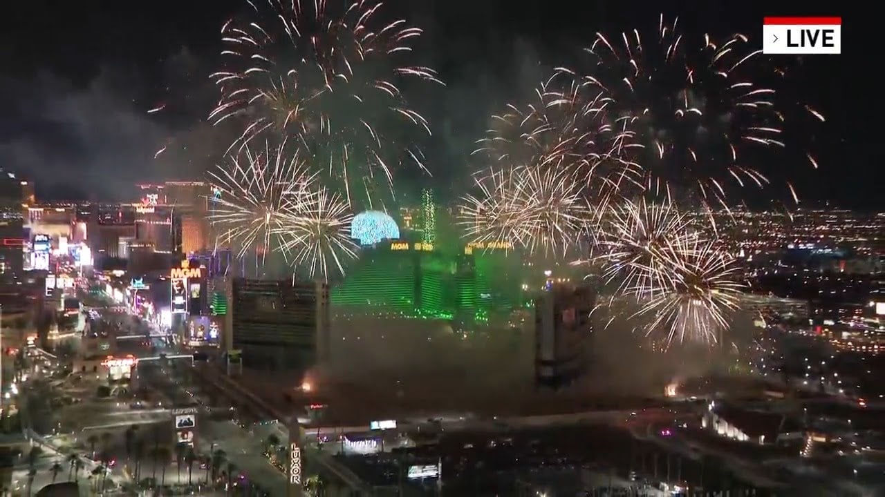 FULL VIDEO: Tropicana hotel imploded in true Las Vegas spectacle