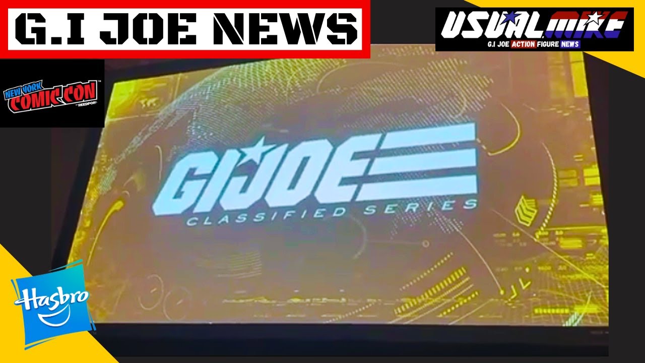 G.I JOE CLASSIFIED SERIES ACTION FIGURE NEWS NYCC 2024 PANEL REVEALS!!!