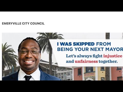 Kalimah Priforce Runs For Emeryville Mayor And Checks Berkeley Councilmember Igor Tregub Here